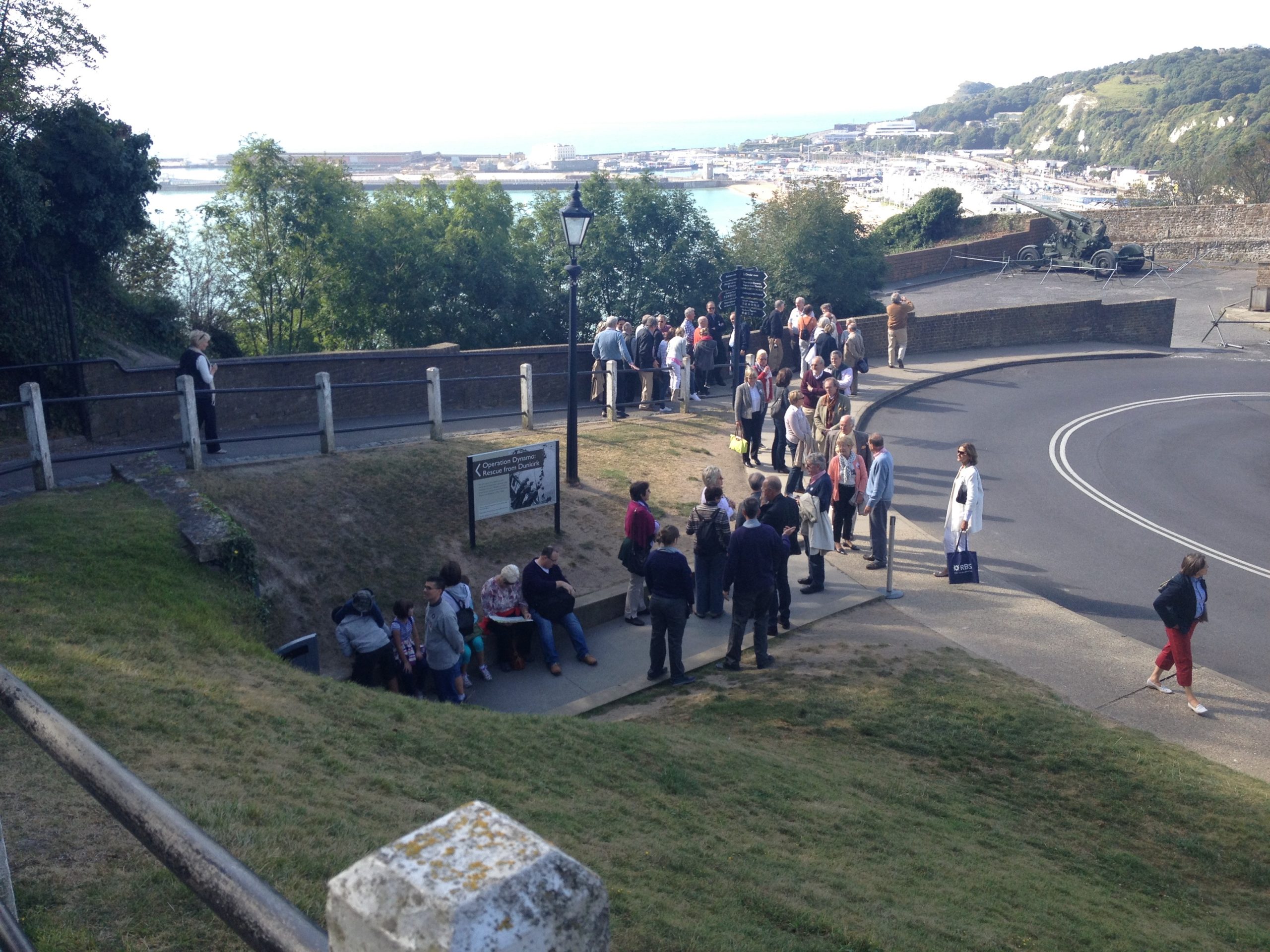 group of Rotarians and their partners at Dover Undergound Tunnels