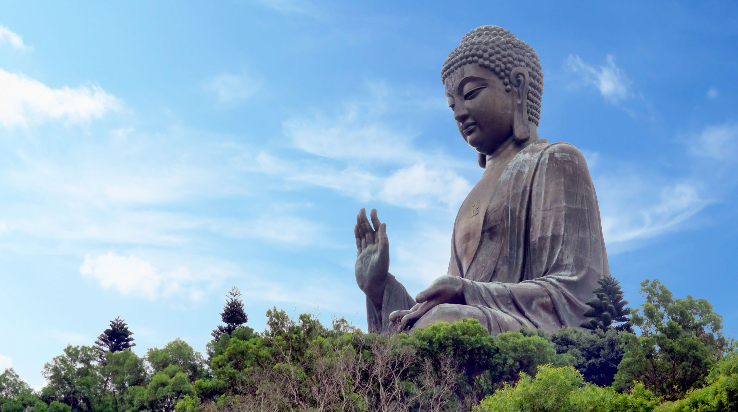 Statue of Bog Buddha on Hong Kong Island