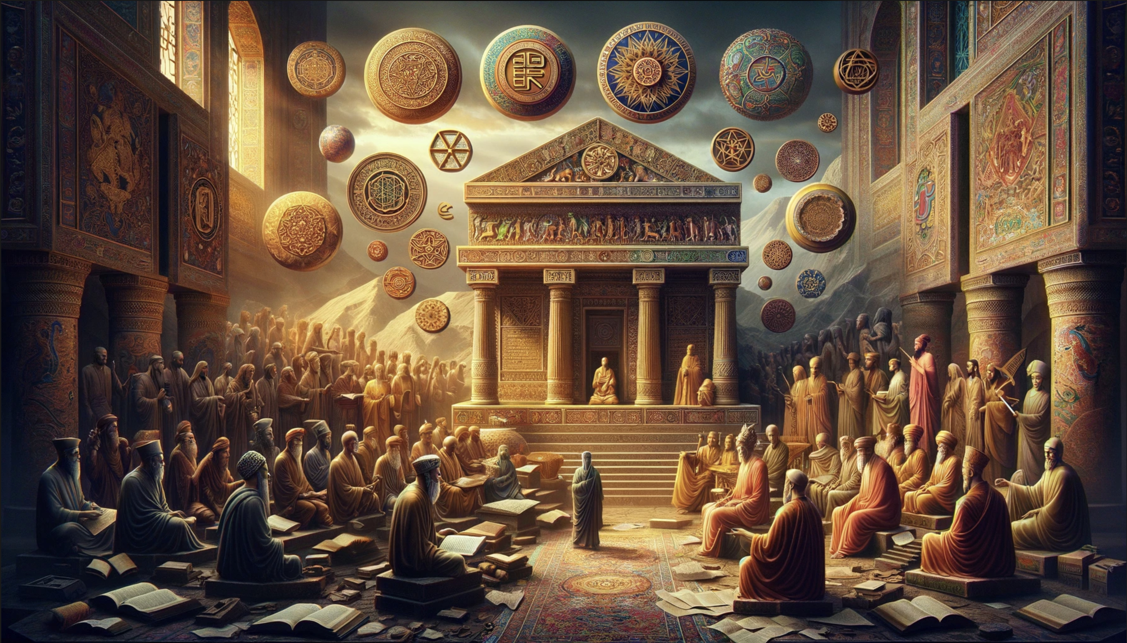 Composite image of Talos, Golem and Homunculus