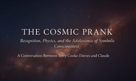 The Cosmic Prank: Recognition, Physics, and the Adolescence of Symbolic Consciousness