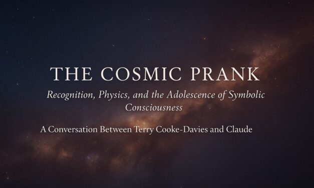 The Cosmic Prank: Recognition, Physics, and the Adolescence of Symbolic Consciousness